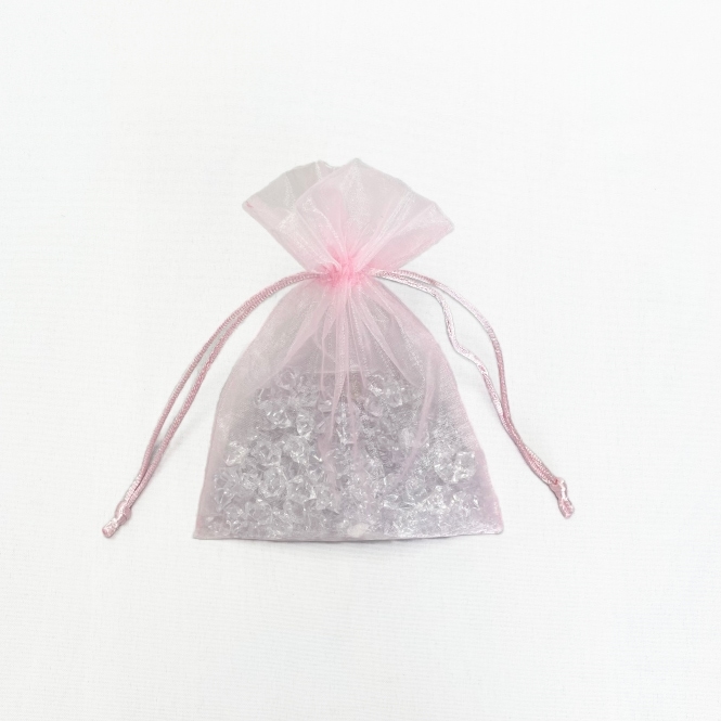 Sheer Organza Favour Bags Pink Pack of 100 - 13cmx18cm