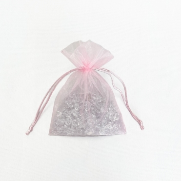 Sheer Organza Favour Bags Pink Pack of 100 - 13cmx18cm