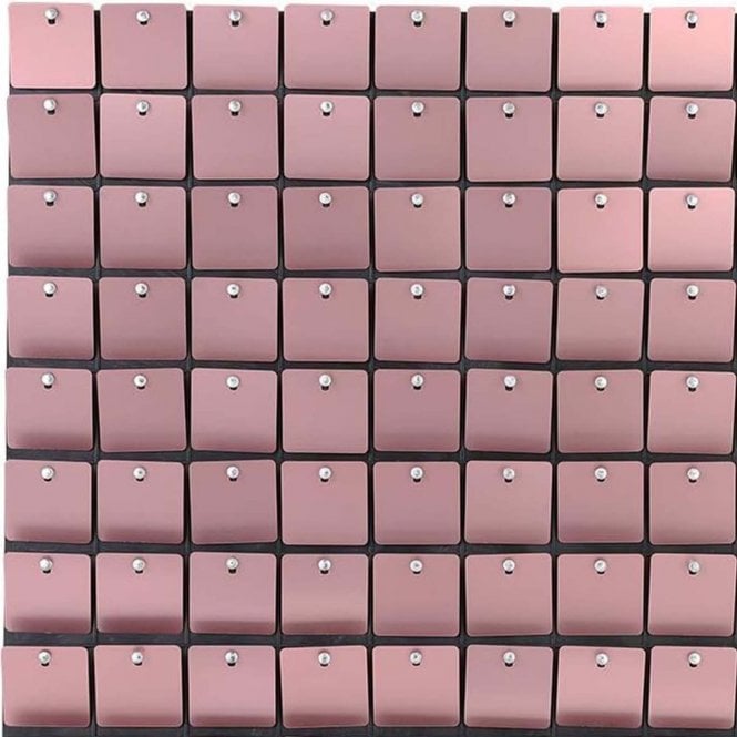 Shimmer Panels Rose Gold 35cm x 35cm