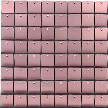 Shimmer Panels Rose Gold 35cm x 35cm
