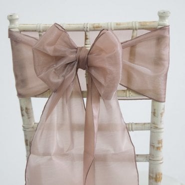 Silk Organza Sash Burlwood