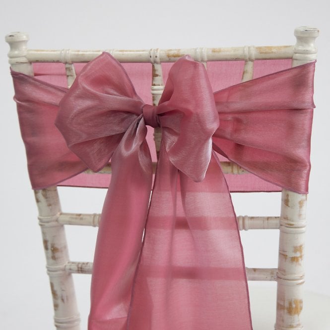 Silk Organza Sash Mulberry - Pack of 100