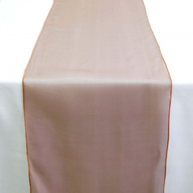 Silk Organza Table Runner Burlwood