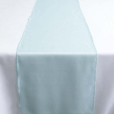 Silk Organza Table Runner Pale Blue
