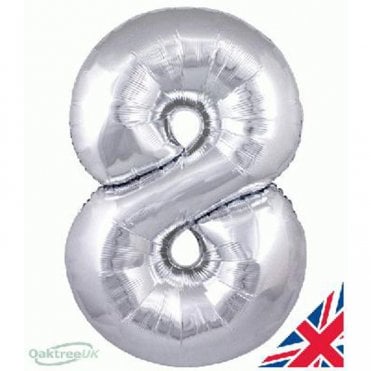 Silver Balloon Number 8