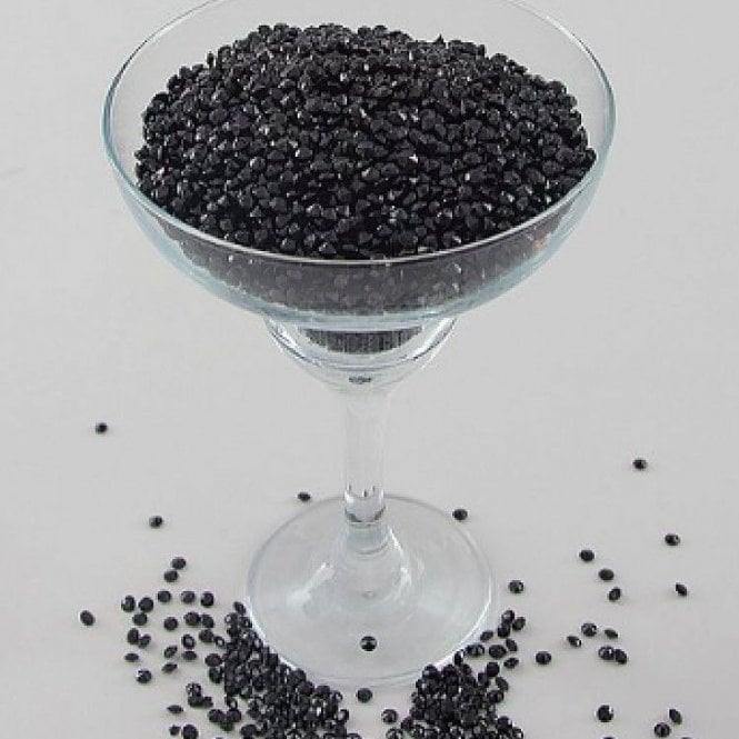 Small Scatter Crystals 5mm Black - 1kg