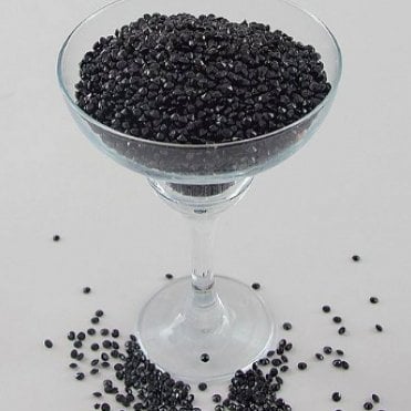 Small Scatter Crystals 5mm Black - 1kg