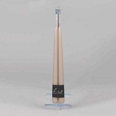 Smooth Range 30cm Pair of Tapers Dusky Pink