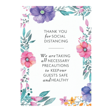 Social Distance Sign 04