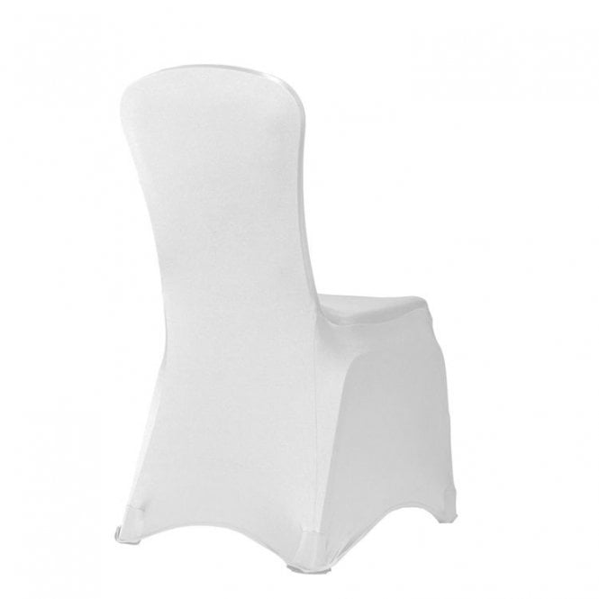Spandex Grade A Chair Cover White