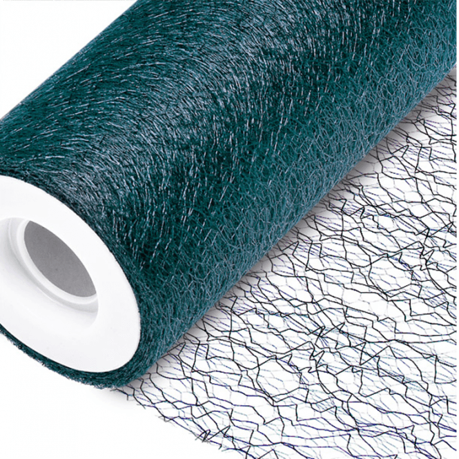 Webbed Net Spider Web Net On A Roll-Teal-38cmx10M