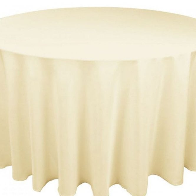 Spun Poly 120 Cloth Ivory