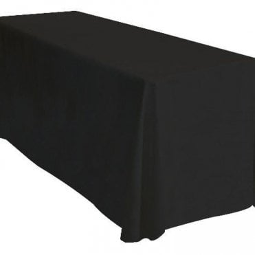 Spun Poly 70 x 144 Cloth Black