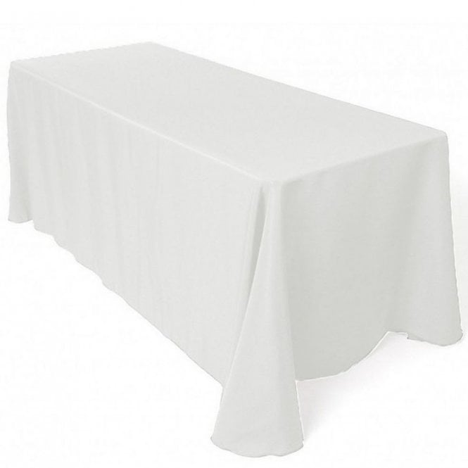 Spun Poly 90 X 90 White