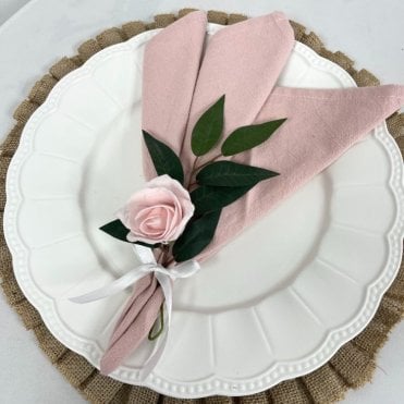 Stonewash Napkins Pale Pink