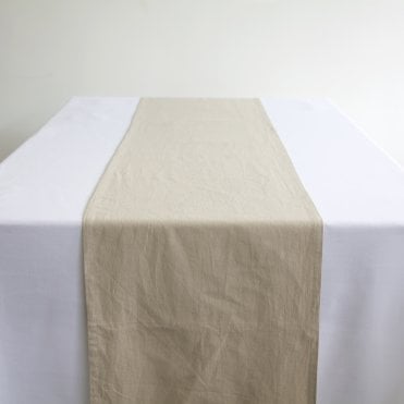Stonewash Table Runners Natural