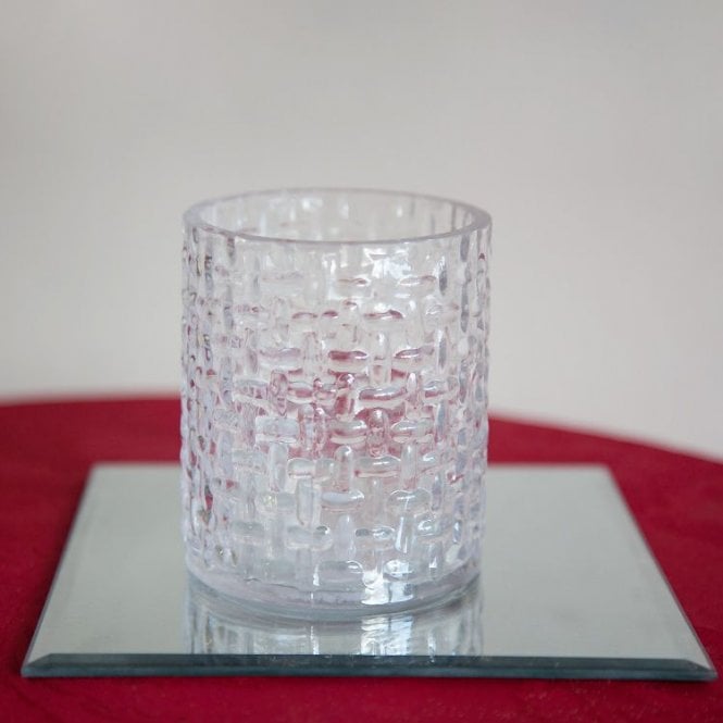 Strippled Glass Vase 10cm Height 1236