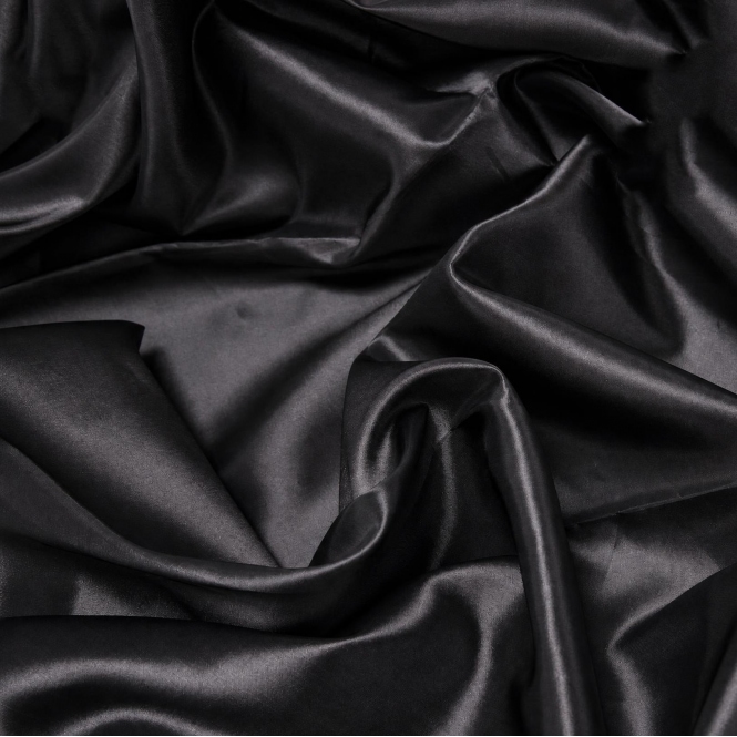 Taffeta Fabric Black