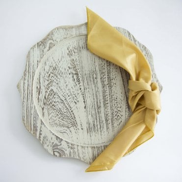 Taffeta Napkin Antique Gold