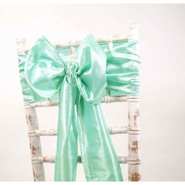 Taffeta Sash Aqua - Pack of 100