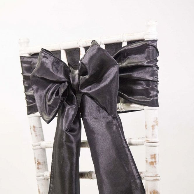 Taffeta Sash Black