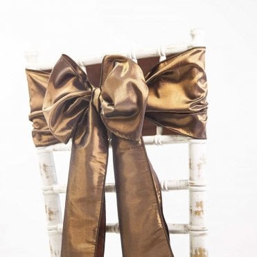 Taffeta Sash Copper - Pack of 100