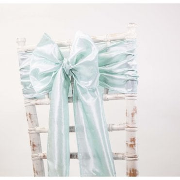 Taffeta Sash Ice Blue
