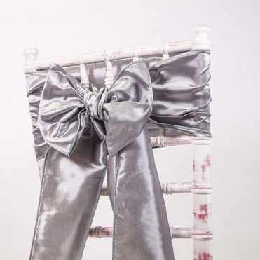 Taffeta Sash Light Silver - Pack of 100