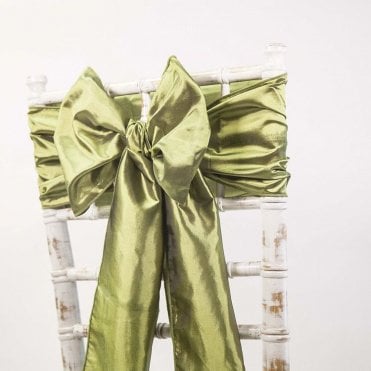 Taffeta Sash Moss