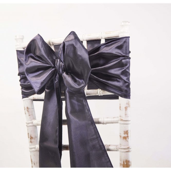 Taffeta Sash Plum - Pack of 100