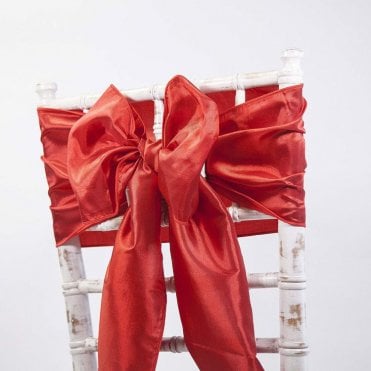 Taffeta Sash Red - Pack of 100
