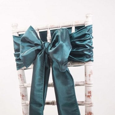 Taffeta Sash Teal/Brown - Pack of 100