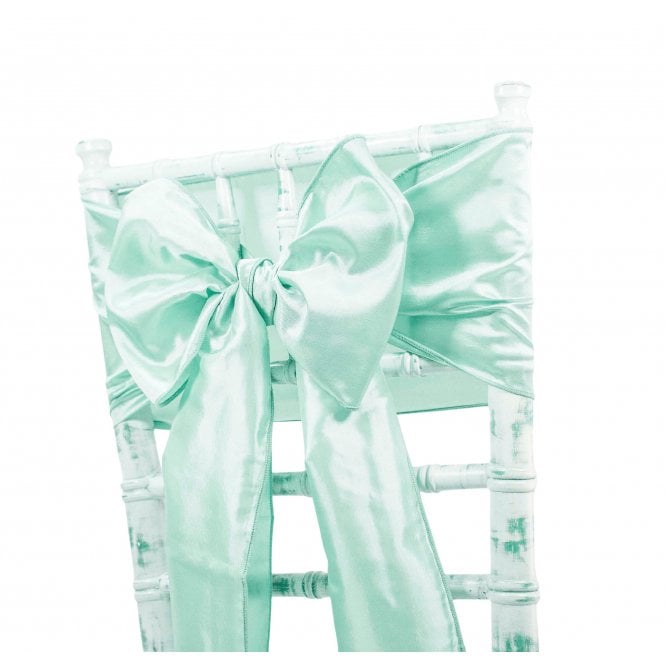 Taffeta Sash Tiffany Blue - Pack of 100
