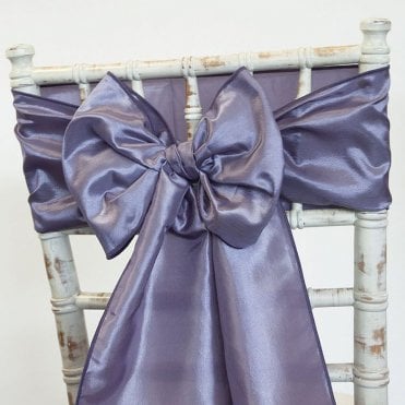 Taffeta Sash Victorian Lilac
