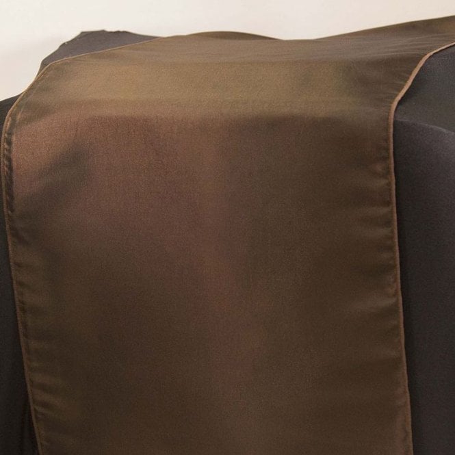 Taffeta Table Runner Brown