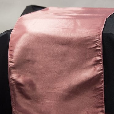 Taffeta Table Runner Dusty Rose