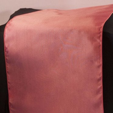 Taffeta Table Runner Fiesta Coral