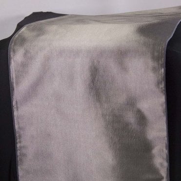 Taffeta Table Runner Platinum