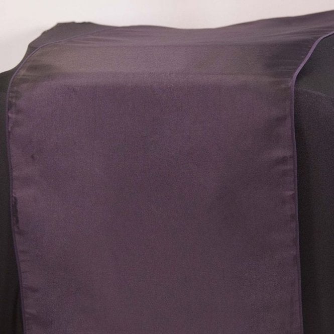 Taffeta Table Runner Plum