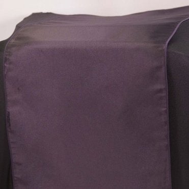 Taffeta Table Runner Plum