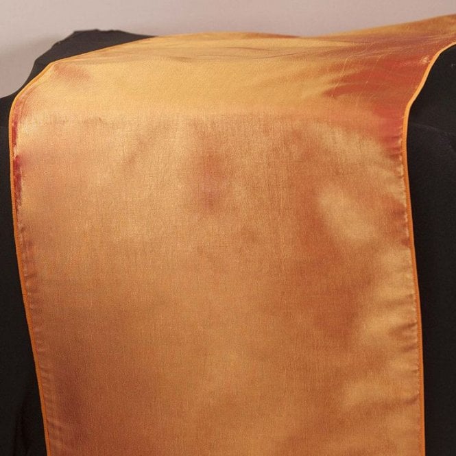 Taffeta Table Runner Red/Gold