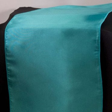 Taffeta Table Runner Teal