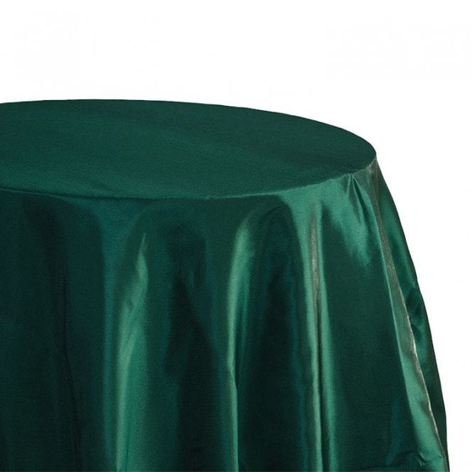 Taffeta Tablecloth 132 Round Hunter