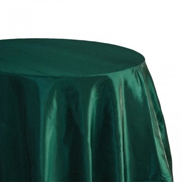 Taffeta Tablecloth 132 Round Hunter