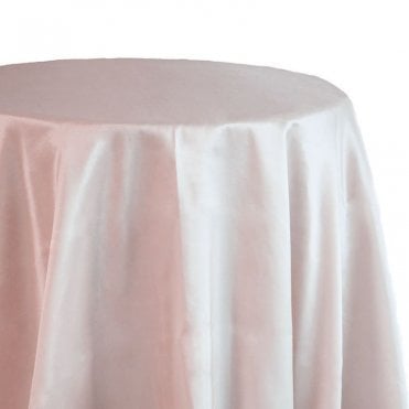 Taffeta Tablecloth 132 Round Icepnk