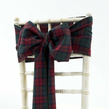 Tartan Sash Red/Green
