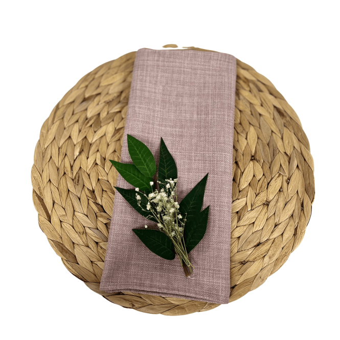 Urbane Linen Napkins Dusty Pink