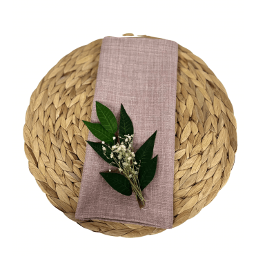 Urbane Linen Napkins Dusty Pink