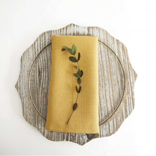 Urbane Linen Napkins Gold