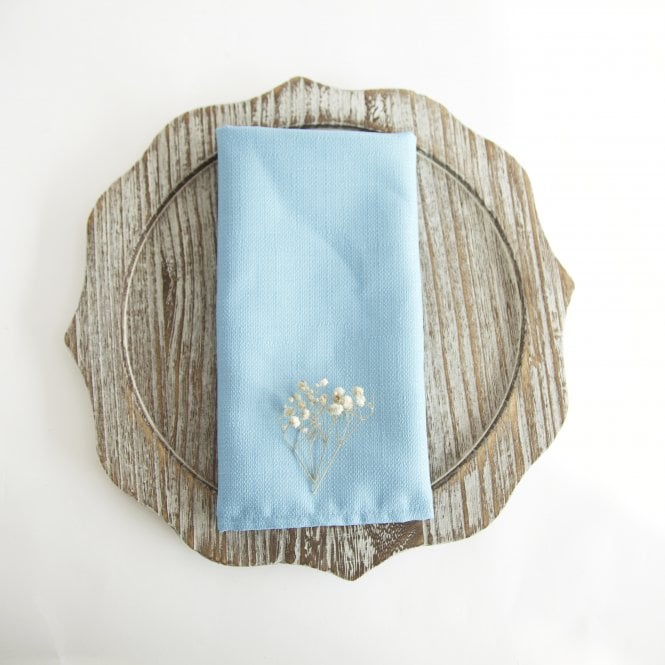 Urbane Linen Napkins Sky Blue